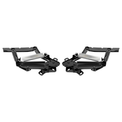 Solid Spare Hood Hinges Pair LH+RH For 1973-1979 Ford F100 F150 F250 F350 Bronco w/ Spring