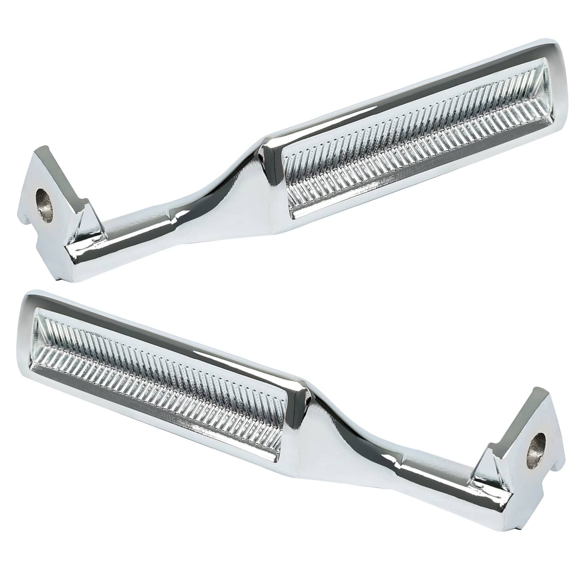 Solid Spare For F-150 F-250 F-350 Bronco 87-96 Chrome Metal Inside Interior Door Handle 2pcs