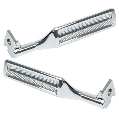 Solid Spare For F-150 F-250 F-350 Bronco 87-96 Chrome Metal Inside Interior Door Handle 2pcs