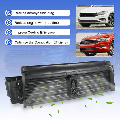 Solidspare Active Grille Shutter w/ Motor Assy Fits Volkswagen Jetta 2019-2021 with Motor