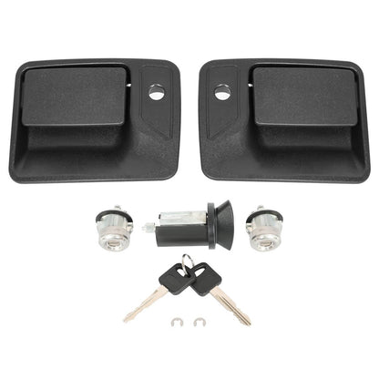 Solid Spare Ignition Door Lock Cylinder For F250 F350 F450 F550 Super Duty w/Handles 99-16