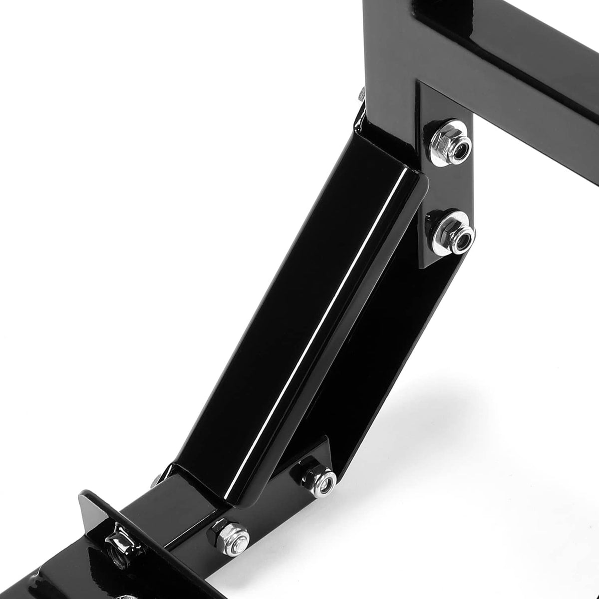 Solidspare Golf Cart Rear Seat Safety Grab Bar Back Footrest Trailer Hitch For EZGO Yamaha