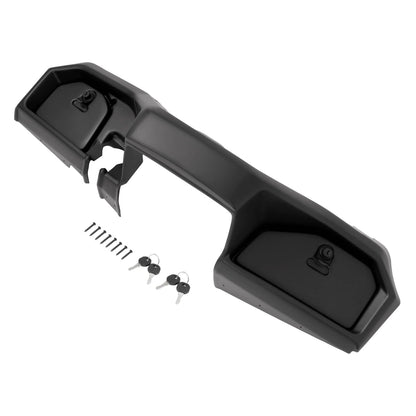 Solidspare For Yamaha Drive2 Drive 2 2017-Up Black Golf Cart Dashboard Dash Cover W/Key