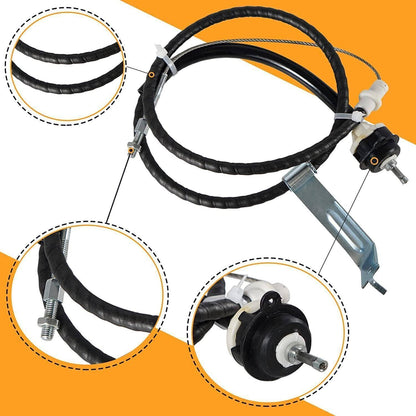Solidspare Adjustable Clutch Cable Quadrant and Firewall Adjuster Kit For 1979-1995 Mustang