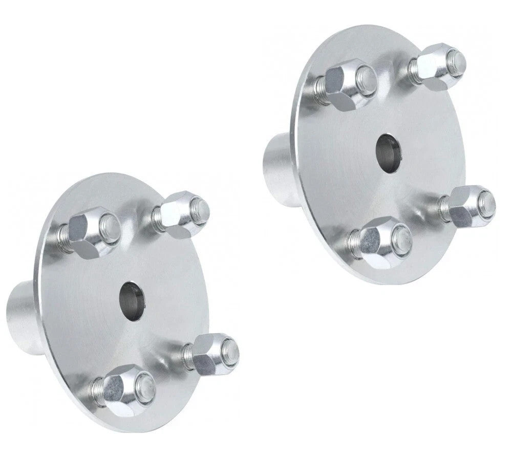 (2) 4" x 4" Axle Hub 1" to 3/4" Step-Down for 1004 Rims 8"x5-3/8", 16 x 6.50-8