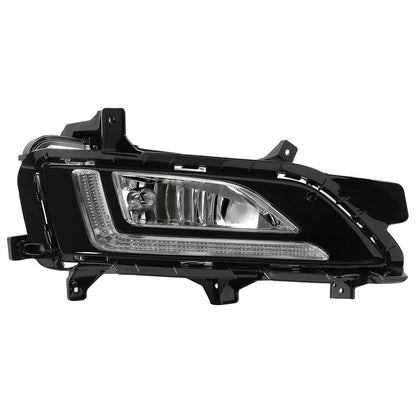 Solid Spare Pair LED&DRL Fog Lights Bumper Lamps LH&RH w/Bulbs For Hyundai Tucson 2019-2021