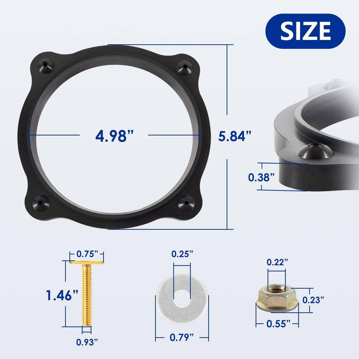 Solidspare 385310063 SE341549 RV Floor Flange Seal and Mounting Kit, Fits Dometic/ Sealand