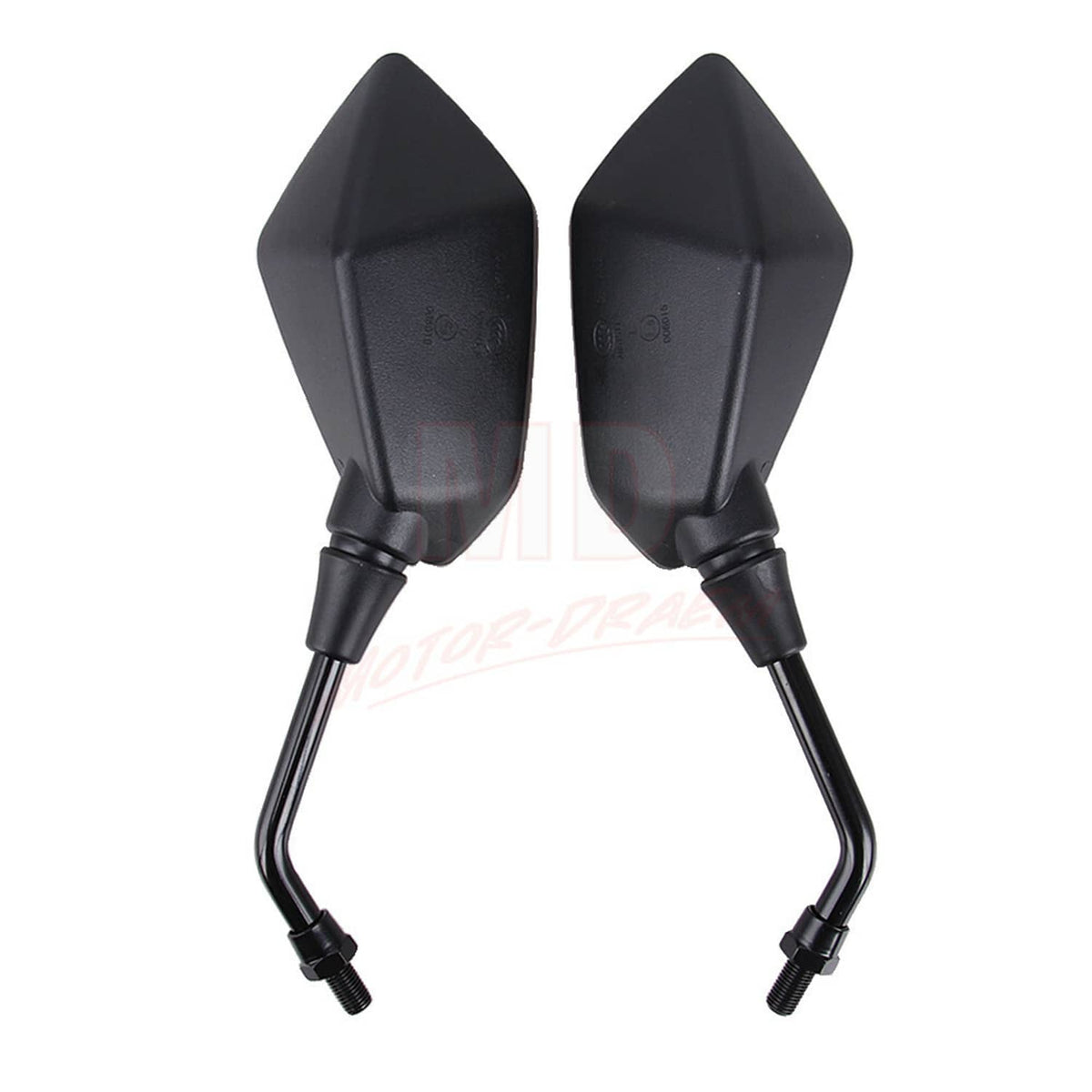 Solidspare 7/8" 22mm Handle Bar Rearview Side Mirror For Motorcycle ATV Scooter Go Kart