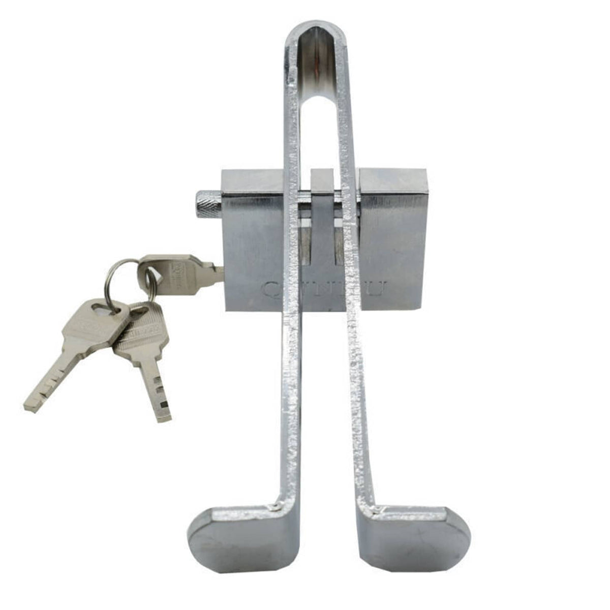 Solidspare Brake Clutch Lock Vehicle Anti-Theft Device Car Pedal Security Lock Tool & 3 Key
