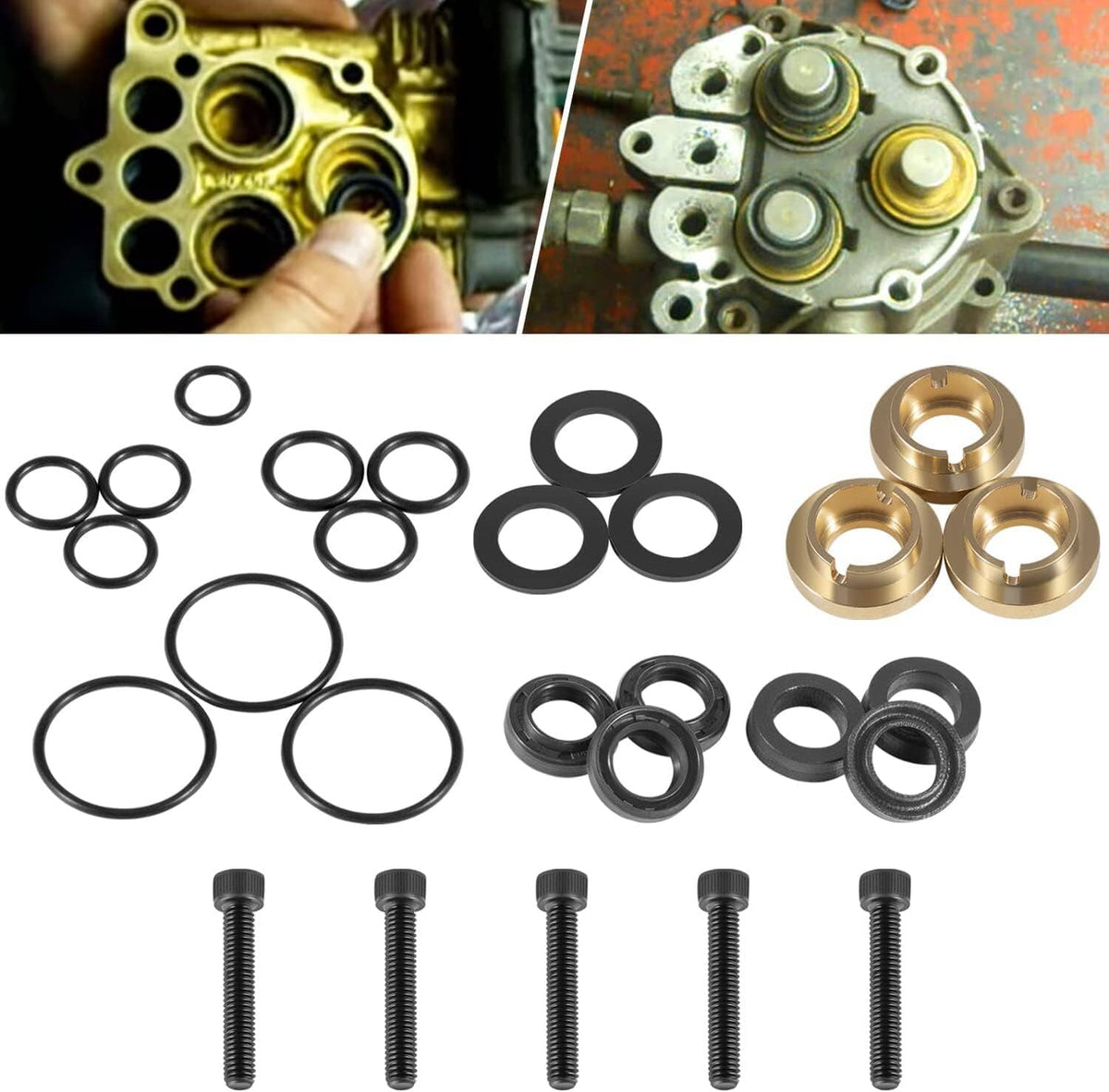 Solid Spare Pressure Washer Seal Kit Set Replace For Briggs & Stratton 190595GS 190711GS