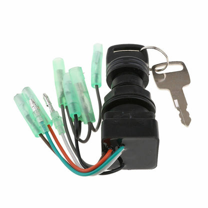 Solid Spare Ignition Key Switch Assembly Control Box For Suzuki Outboard 37110-99E00 / 92E01