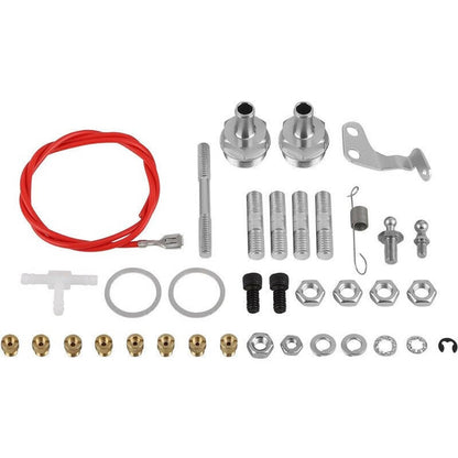 Solidspare 4 Barrel For 650 CFM Holley Brawler Double-Pumper Carburetor Electric Choke