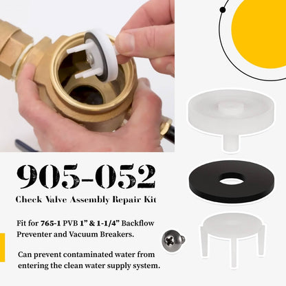 Solidspare 905-212 1" & 1-1/4" Bonnet and Poppet Repair kit & 905-052 & 765 EBV Canopy Kit