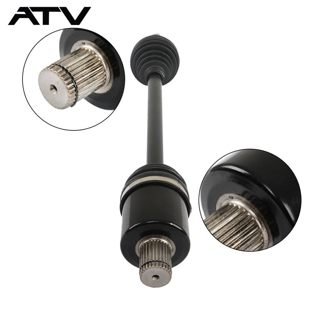 Solidspare 2 Pack Rear CV Axle Drive Shaft for 2017-19 Polaris Ranger Crew XP 1000 1334175