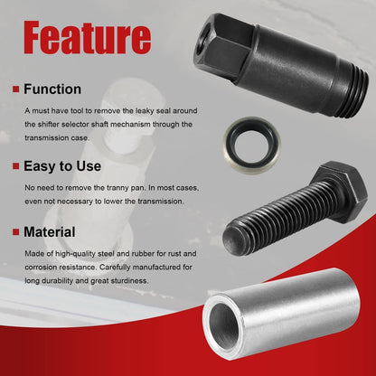 Solid Spare for GM Transmission Shifter Seal Remover Installer Seal Tool Turbo 350C 350 400