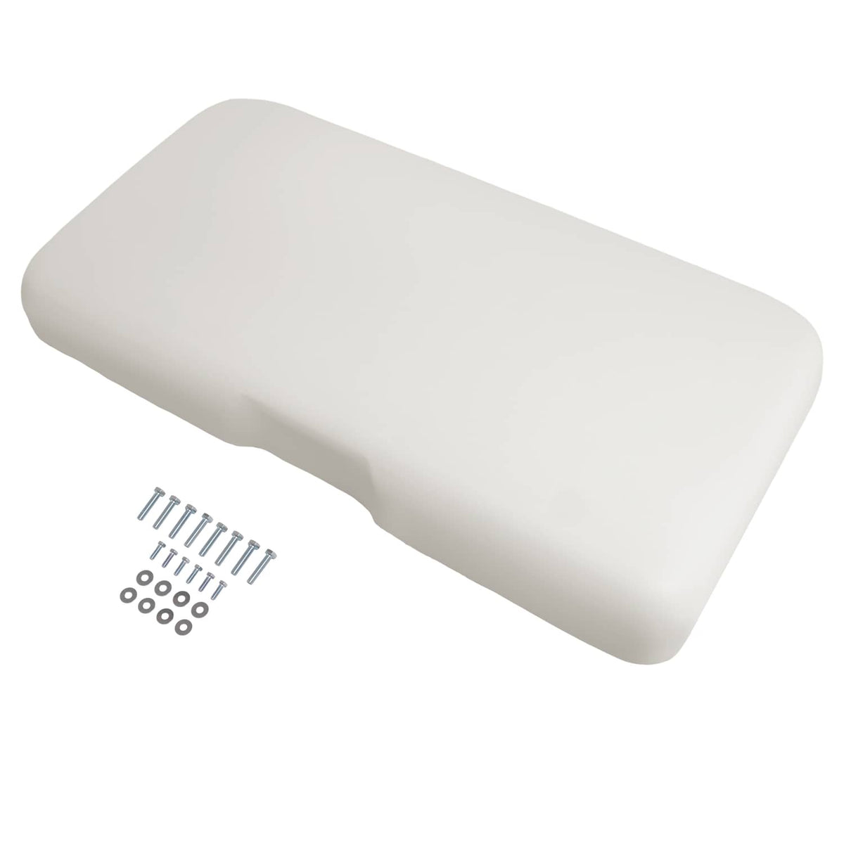 Solidspare White Golf Cart Front Seat Bottom Cushion Assembly For EZGO RXV 2008-Up 2016