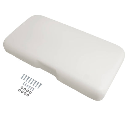 Solidspare White Golf Cart Front Seat Bottom Cushion Assembly For EZGO RXV 2008-Up 2016