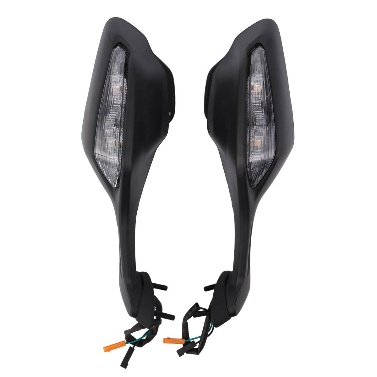 Solidspare Rearview Wing Mirrors w/ LED Turn Signal Lights for Honda CBR1000RR 2017-2025