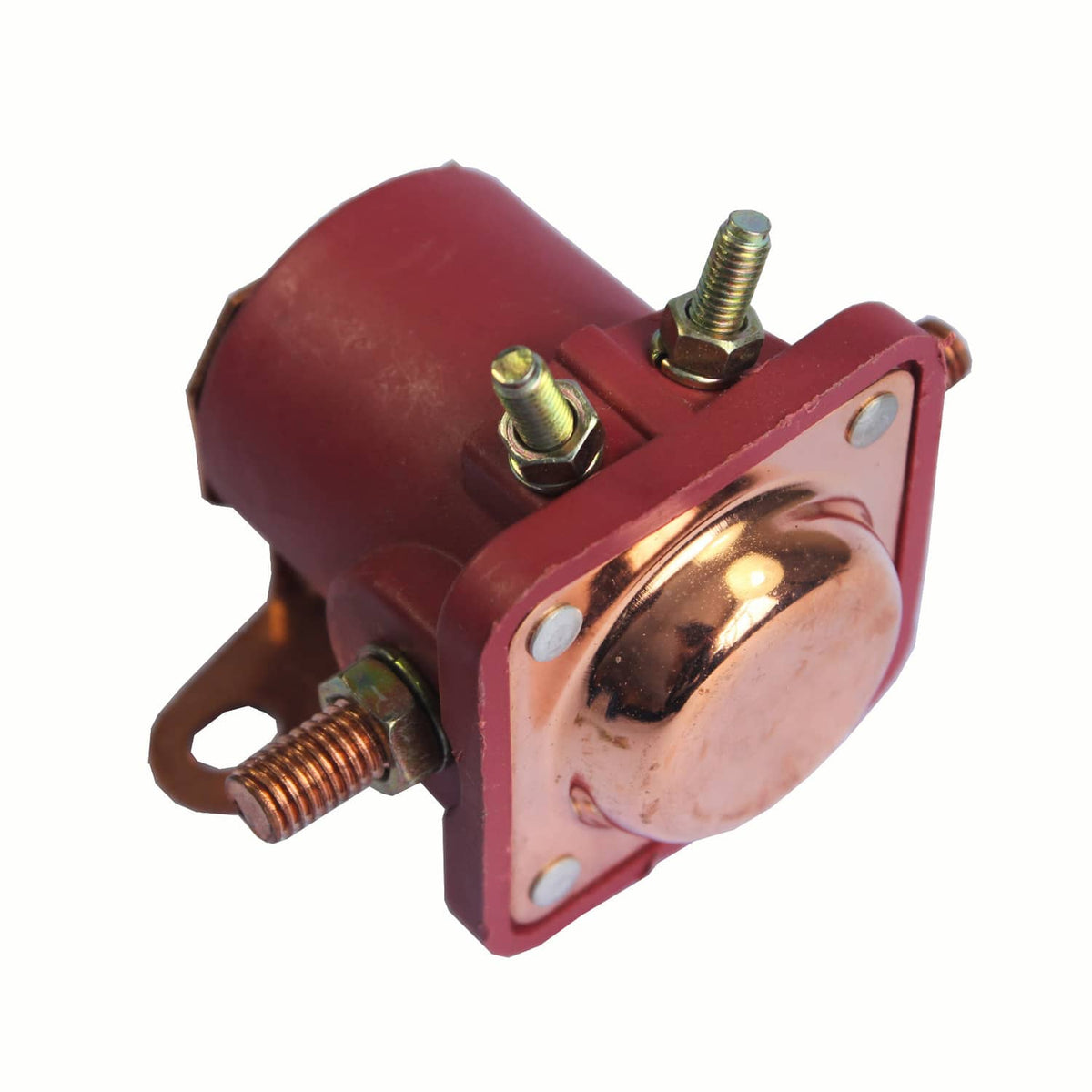 Solidspare Red 12 Volt Solenoid Relay 12V Heavy Duty SW3 SNL135 Fit Ford Starter Car Truck
