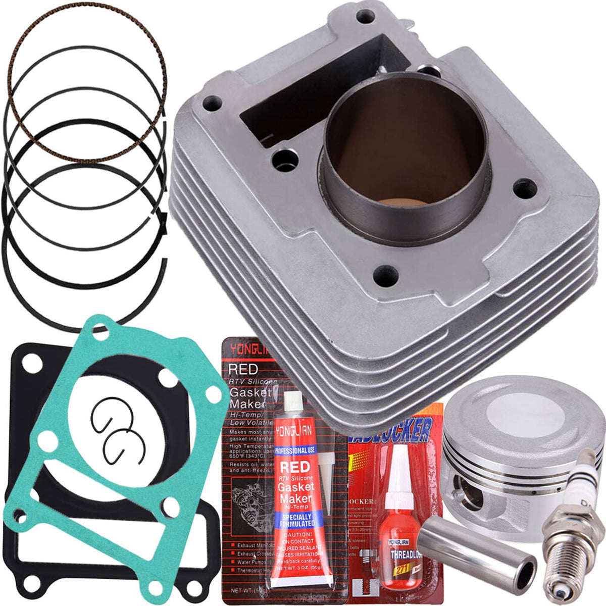 Solidspare For Yamaha 150CC Big Bore Cylinder Piston Kits TTR125 TTR125E TT-R125L 2000-2009