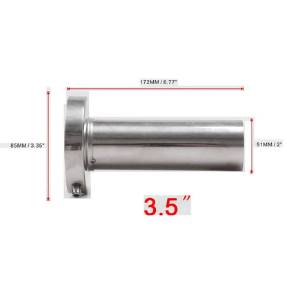 Solidspare 3.5" Universal Insert Removable Stainless Steel Exhaust Silencer Muffler Killer
