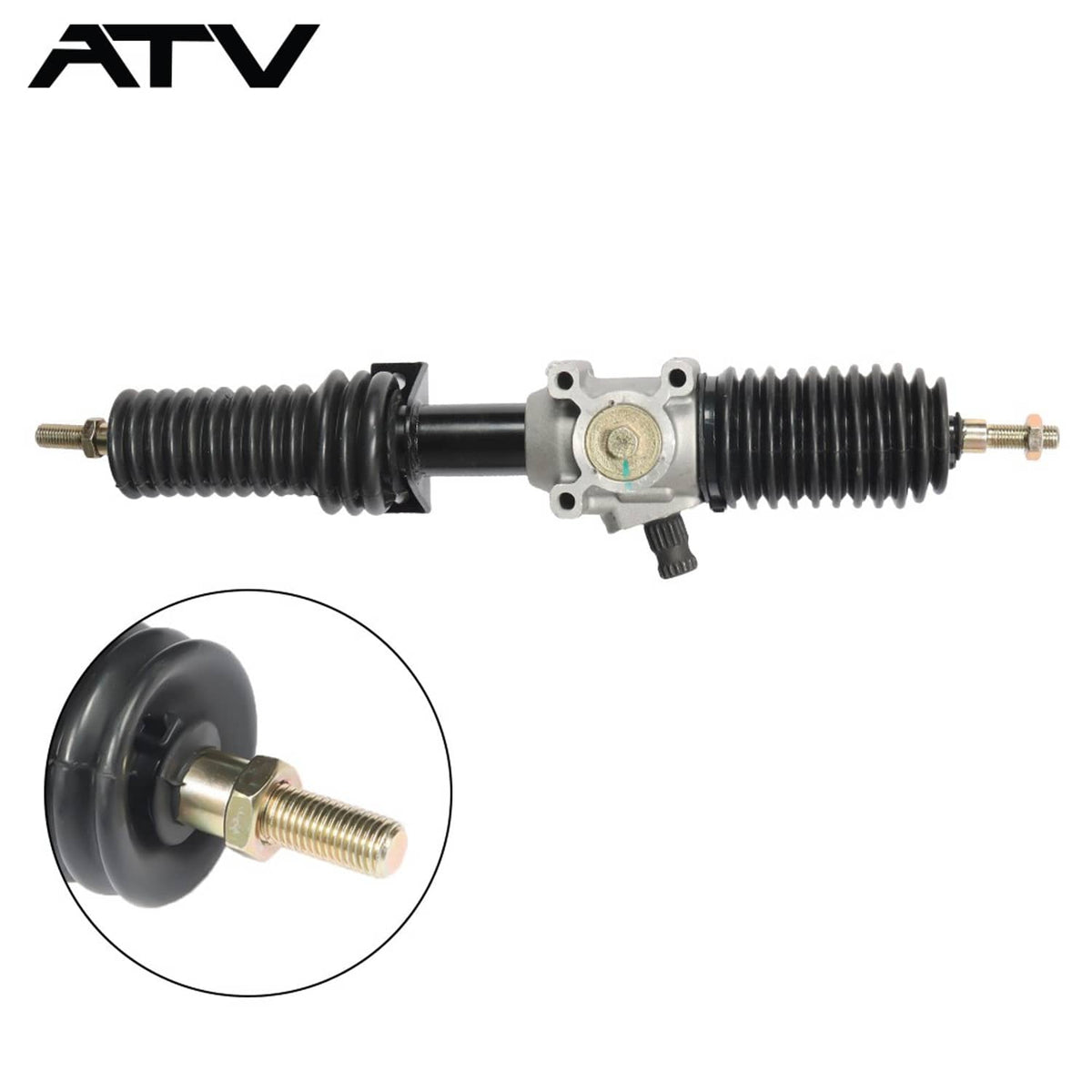 Solidspare for Polaris RZR S 900 New Gear Box Steering Rack And Pinion without ball atv