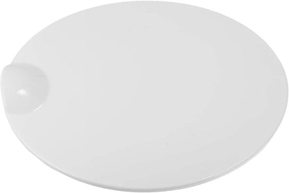 Solid Spare White Fuel Filler Door Tank Lid Cap Gas Cover For 2009 2010 2011-2014 Ford F-150