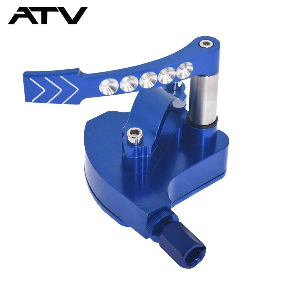 Solidspare Generic Billet Thumb Throttle Assy For Yamaha YFZ450 YFZ450R Raptor YFM 700 Blue