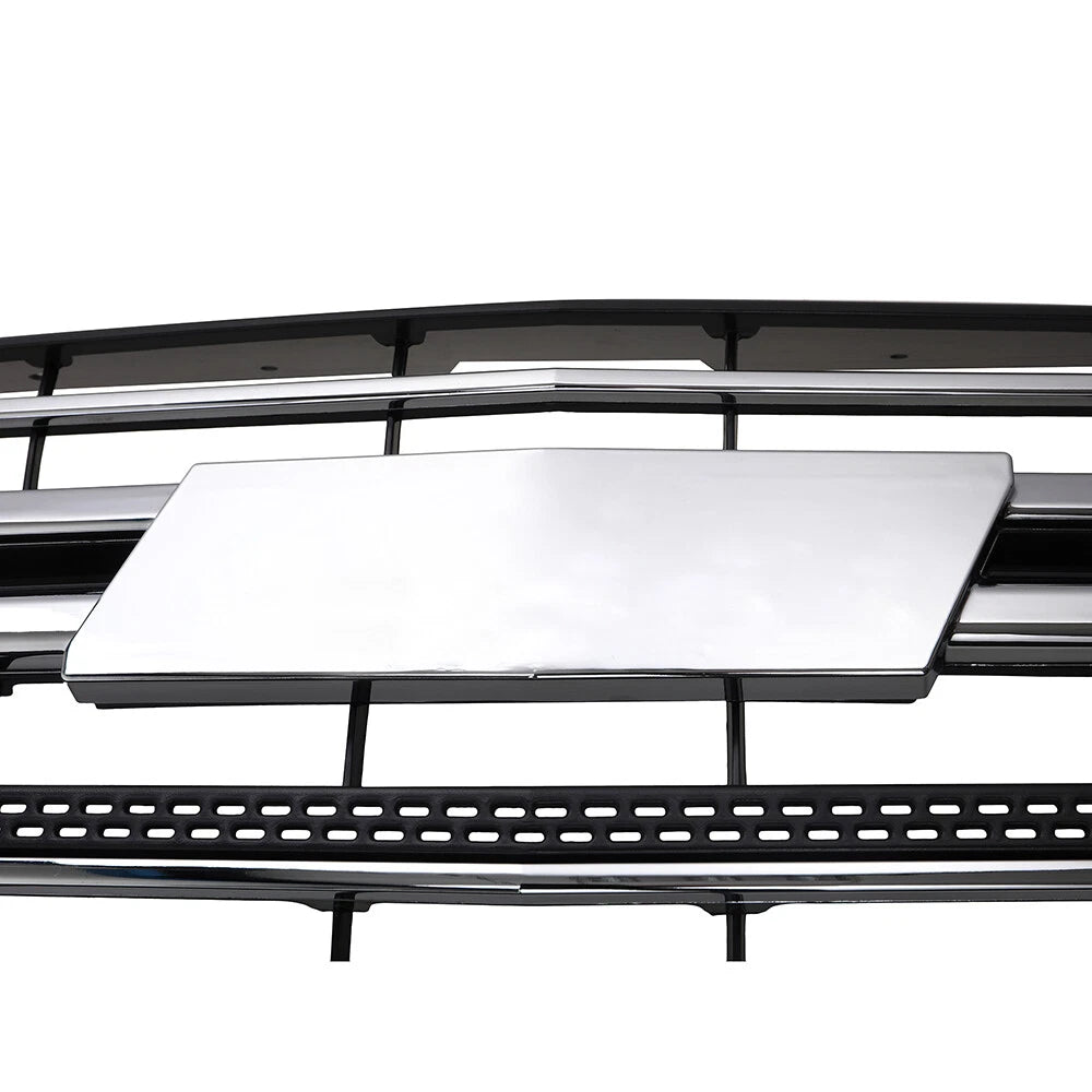 Chrome Front Bumper Upper+Lower Grille For Chevrolet Chevy Traverse 2018 19-2021