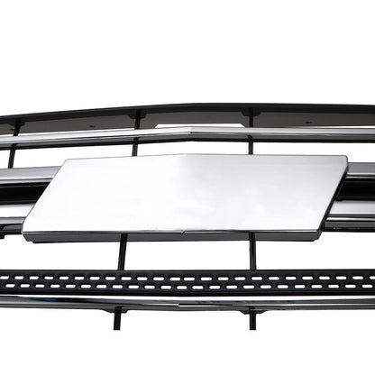 Chrome Front Bumper Upper+Lower Grille For Chevrolet Chevy Traverse 2018 19-2021