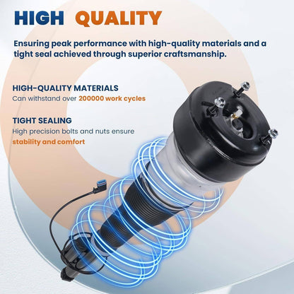 Solidspare Rear Left Air Suspension Strut For Mercedes-Benz S350 S550 CL550 With Airmatic
