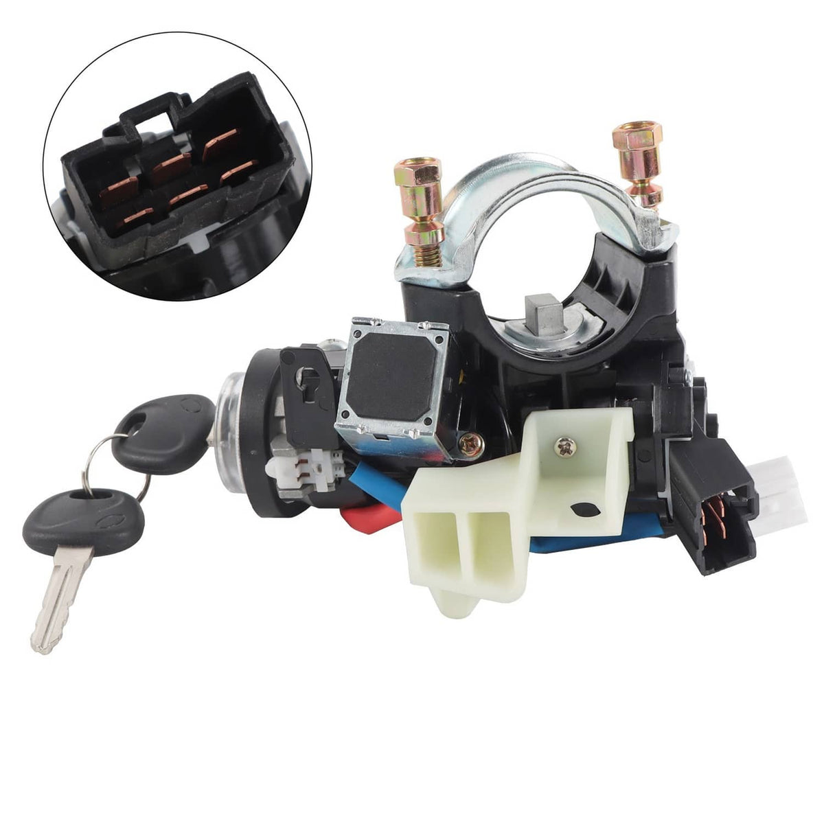 Solidspare For 2011-2016 ELANTRA IGNITION LOCK CYLINDER ASSEMBLY SWITCH 2 KEYS 81900-3XF00