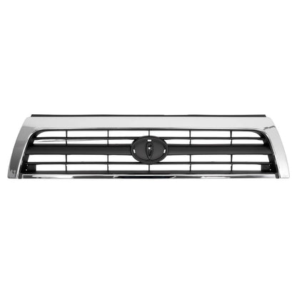 Solid Spare Grille Assembly For 1996-1998 Toyota 4Runner Chrome Shell With Emblem Base