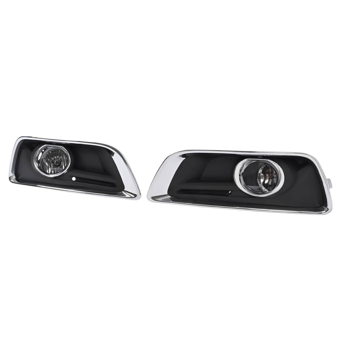 Solid Spare For Chevy Malibu 2013-2016 Fog Lights Bumper Lamps w/ Black Bezel Molding Wiring