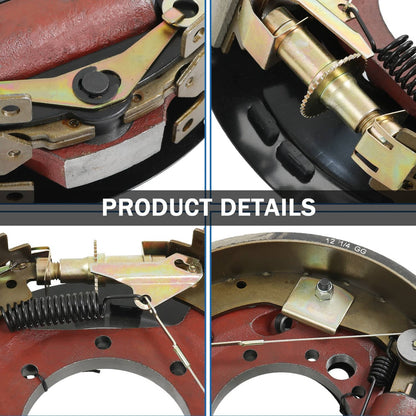 Solidspare Four 12.25" x 3-3/8" Hydraulic Brake For Dexter 10K Trailer Axle 23-411 23-410