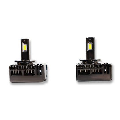 Solidspare 2Pcs D5S LED Headlight Bulbs Hi-Lo for 2016-18 Chevy Silverado 1500 Replace HID