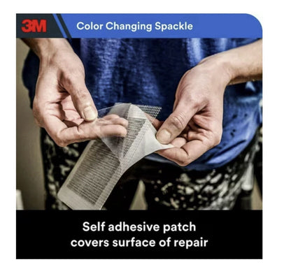 3M High Strength Hole Repair Kit, Color Changing Spackling Compound, 8 oz, Blue