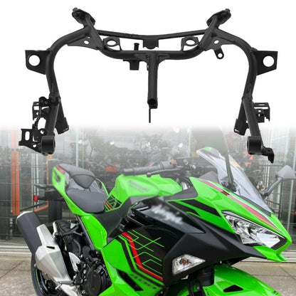 Solidspare Front Stay Fairing Headlight Bracket Black For Kawasaki Ninja 400 2018-2024