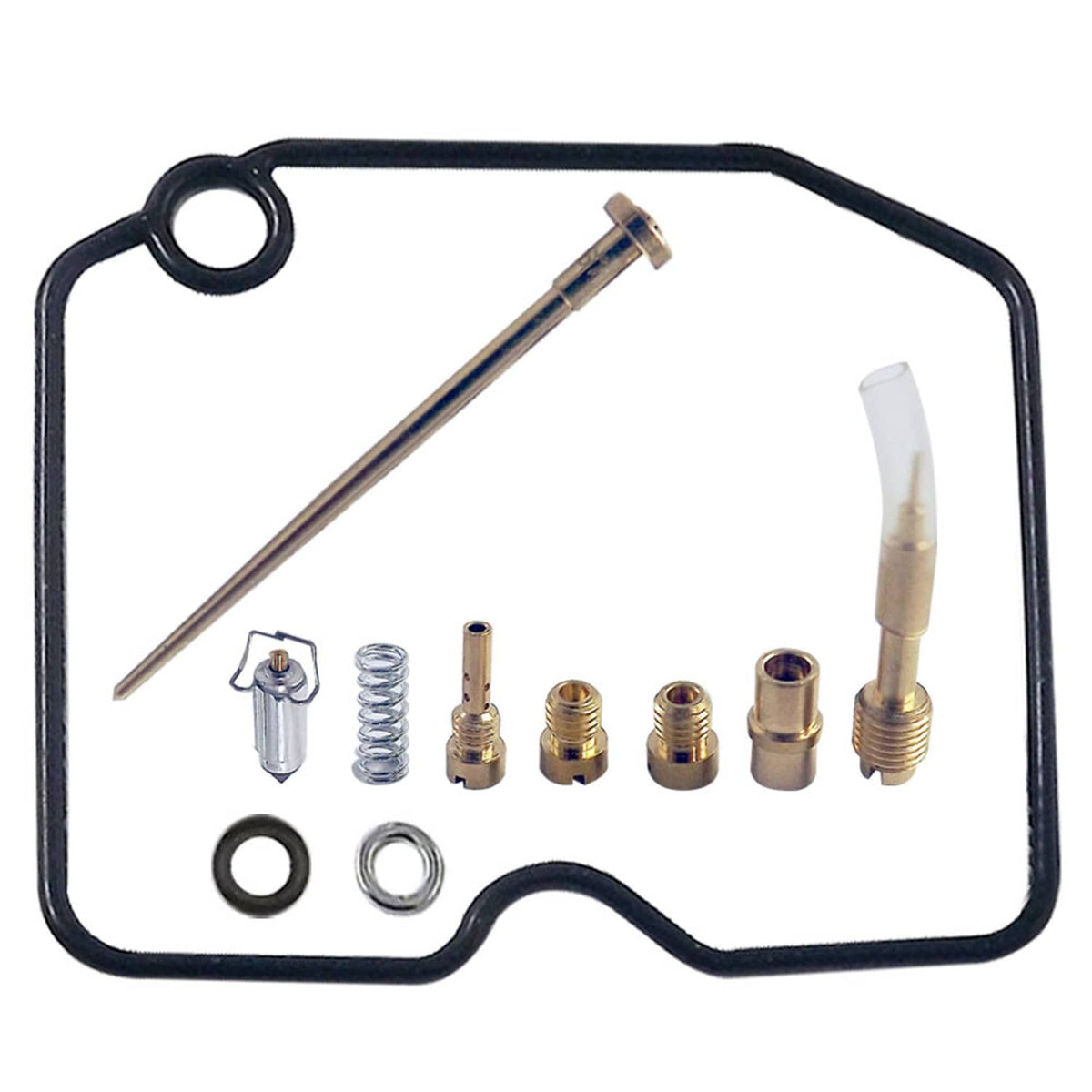 Solidspare For Kawasaki Prairie 400 KVF400 1999-2002 CARBURETOR Carb Rebuild Kit Repair US