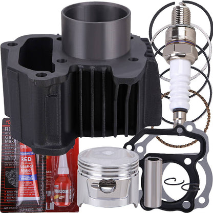Solidspare For Yamaha Badger Moto-4 Raptor 80 47mm Engine Piston Cylinder Top End Kit US