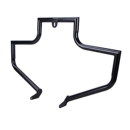 Solidspare For Harley FLSTN Softail Deluxe 2005-2017 Black Engine Highway Guard Crash Bars