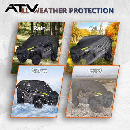 Solidspare SxS Utility Vehicle Cover Waterproof Fit For Polaris RZR XP 4 Turbo S US