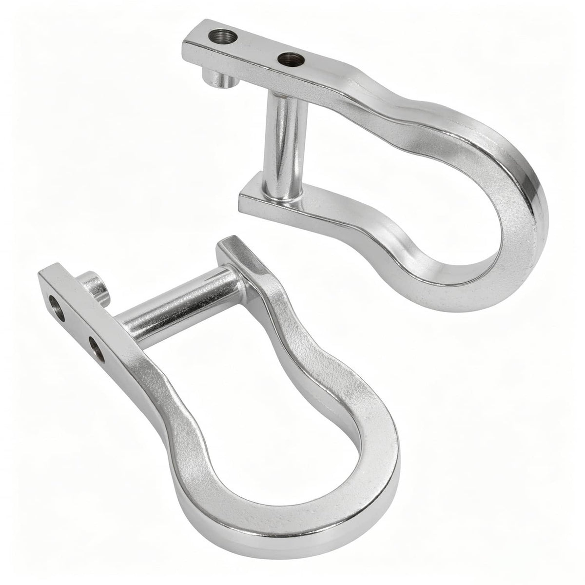 Solid Spare 2Pcs Chrome Tow Hooks #84072462 For Chevrolet GMC Silverado Sierra 1500 2007-19