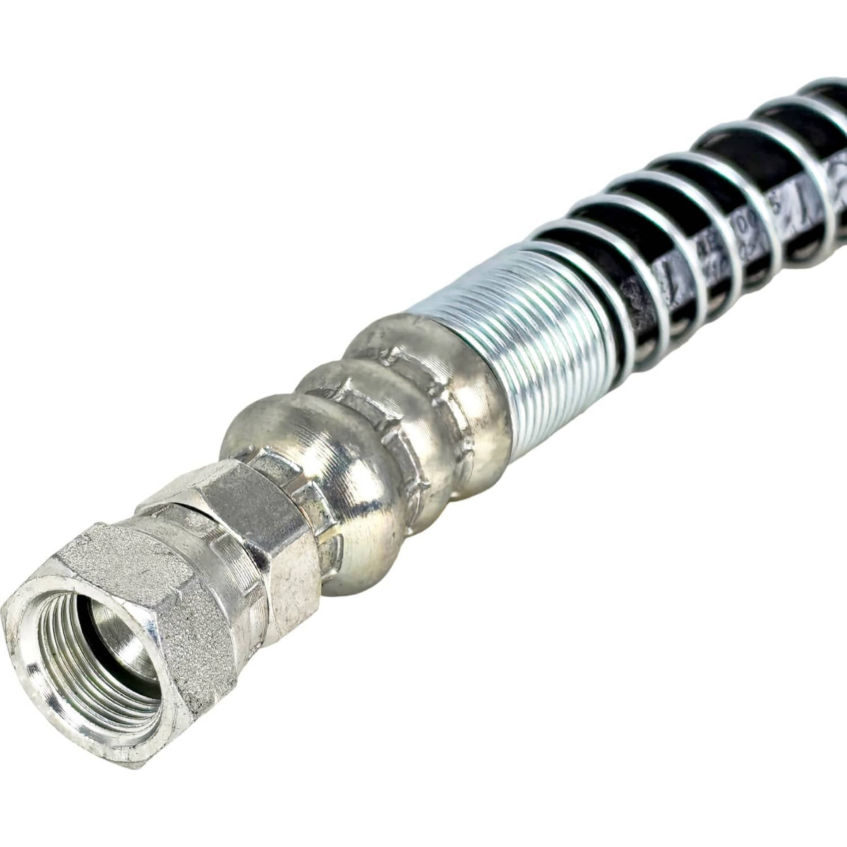 Solid Spare 24" LPG Hose Crimped Liquid Propane Assembly Fitting Connection for Forklift