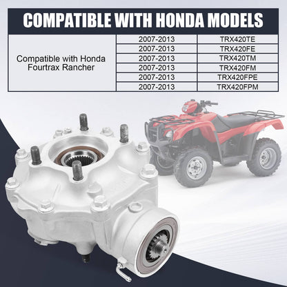 Solidspare 41300-HP5-600 Rear Differential Assy For 2007-2013 Honda Fourtrax Rancher TRX420