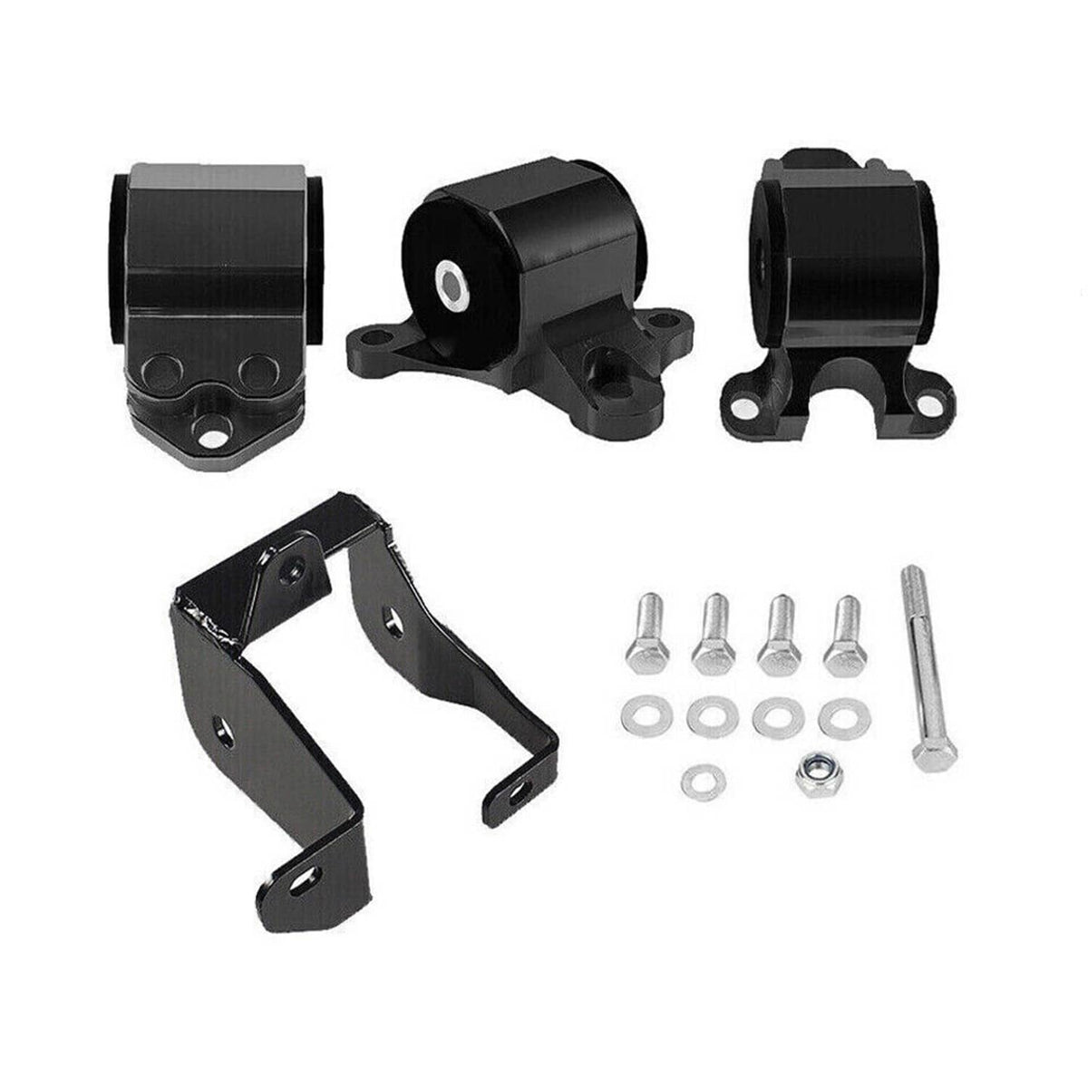 Solidspare 3-Bolt Engine Swap Mount Kit For 1996-2000 Honda Civic EK B16 B18 B20 B/D Series