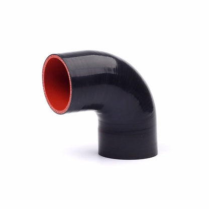 Solidspare 3" inch 90 Degree 76mm Elbow Silicone Hose/Intake/Intercooler Pipe Turbo Coupler
