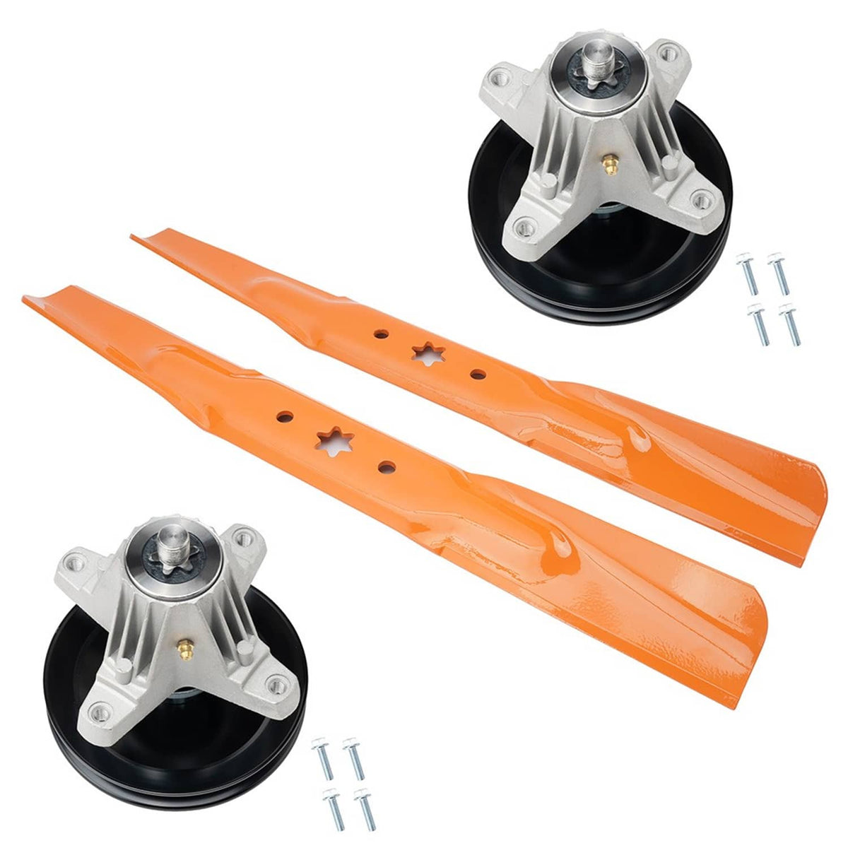 Solidspare Spindle & Blade Kit For MTD Cub Cadet XT1-LT42 XT1LT42 KH Enduro 42" Rebuild Kit