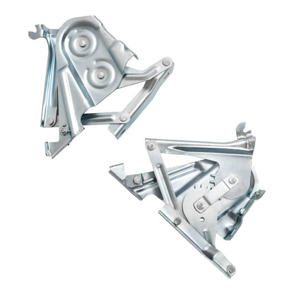 Solid Spare Hood Hinge Set For 1957 Chevrolet Bel Air Nomad Two-Ten One-Fifty Steel LH&RH