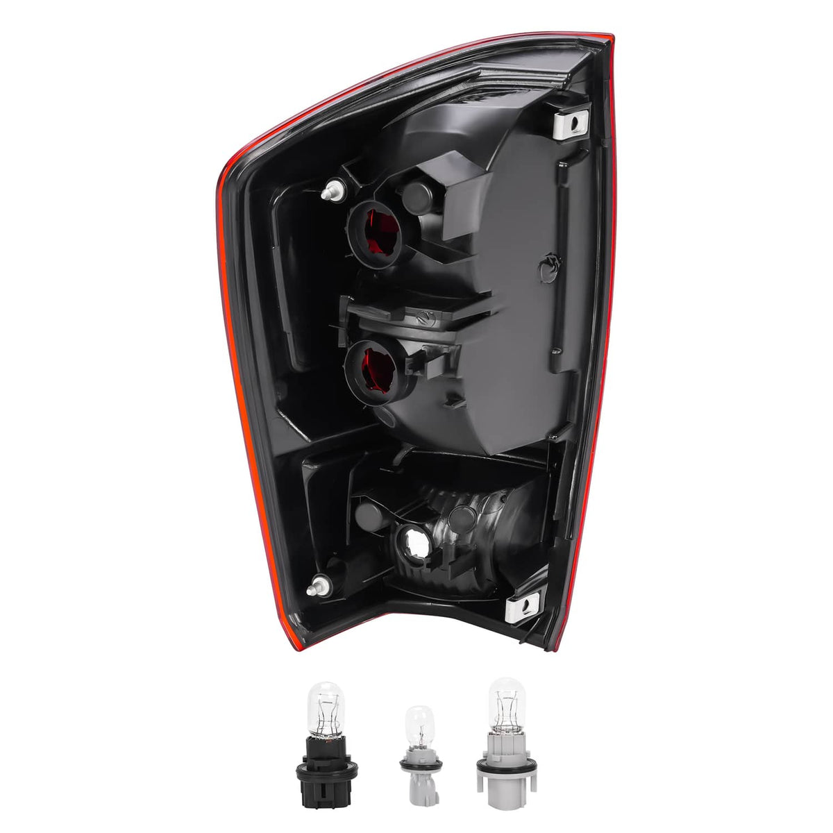 Solid Spare For Toyota Tacoma TRD 2016-2023 Pair Tail Lights Brake Lamp Turn Signal w/Bulb